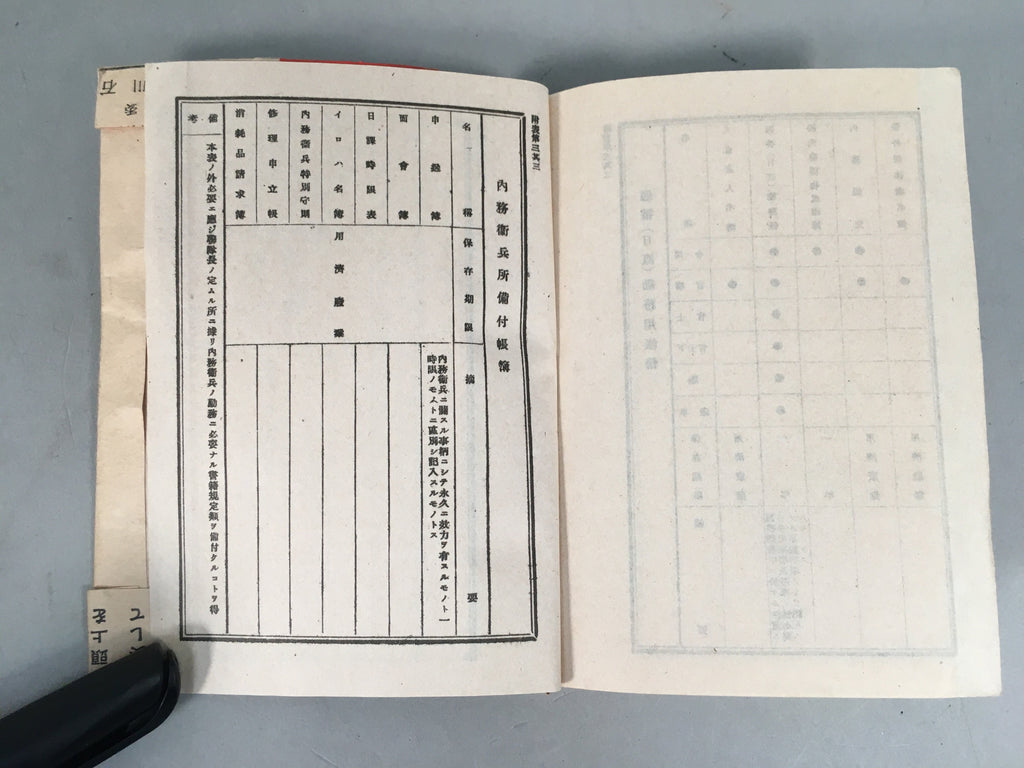 Japanese Army Soldier Rule Book Vtg Military Norm Behavior Code JK149
