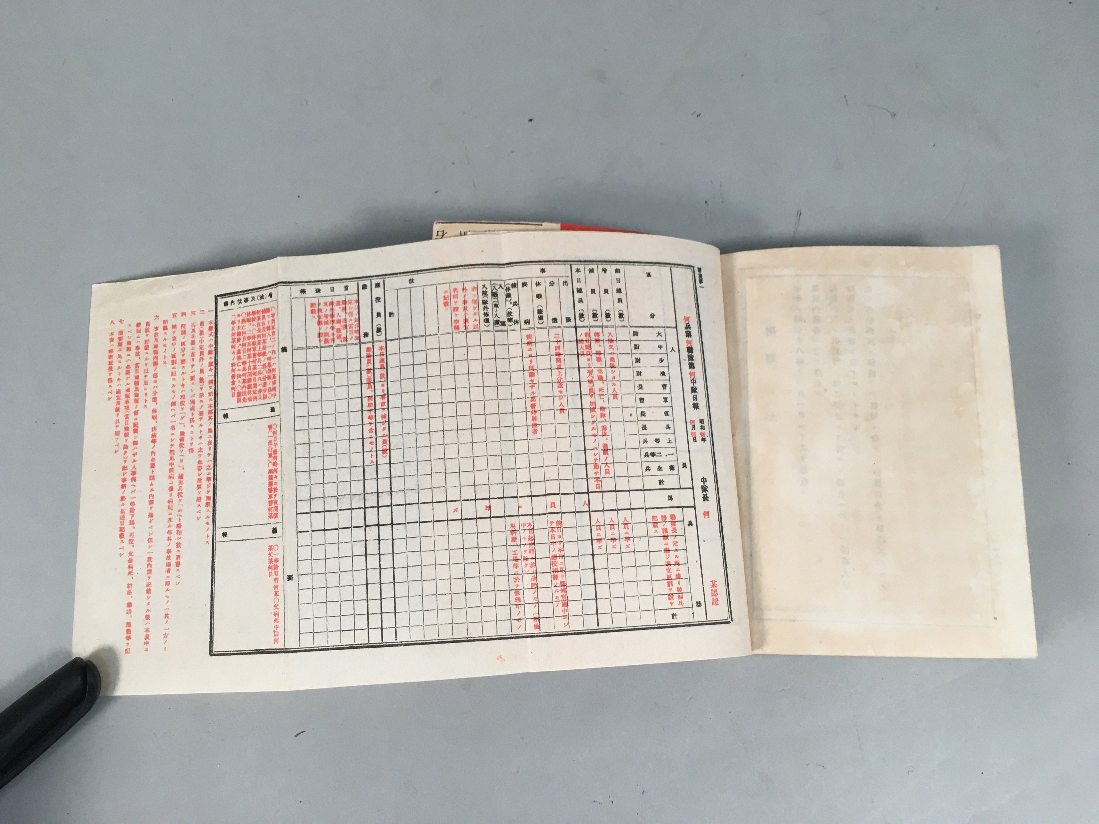 Japanese Army Soldier Rule Book Vtg Military Norm Behavior Code JK149