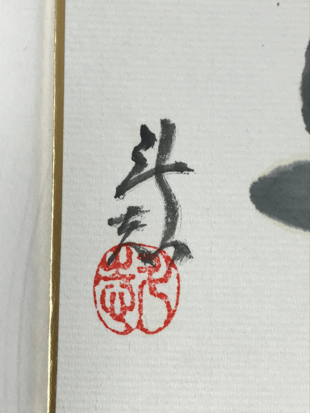 Japanese Art Board Painting Chrysanthemum Flower Shikishi Paper Picture A488