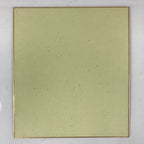 Japanese Art Board Painting Goldfish Pond Lilly Pad Shikishi Paper Signed A479