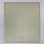 Japanese Art Board Painting Shikishi Paper Hand Painted Picture Cow River A474