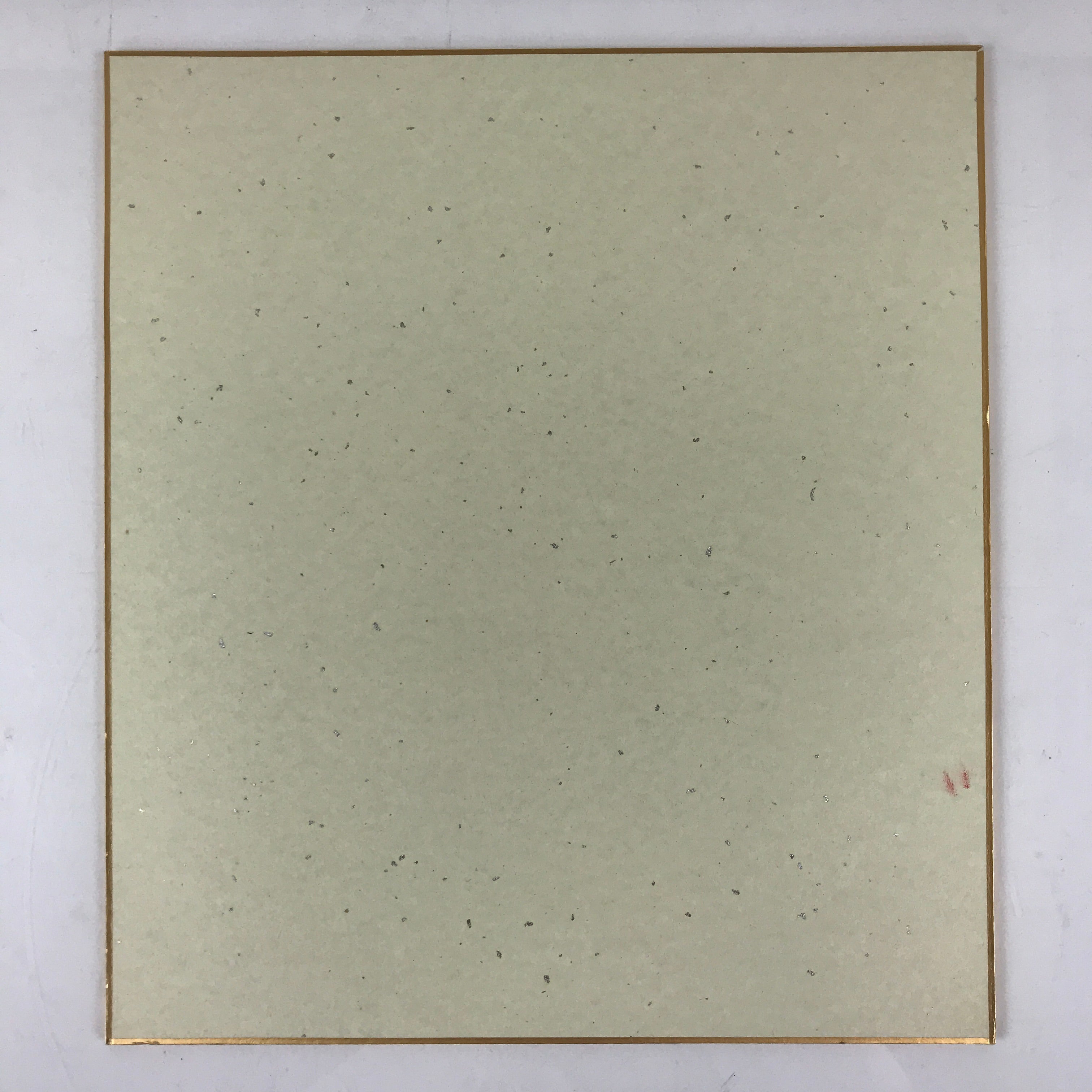 Japanese Art Board Painting Shikishi Sparrow Tree Paper Hand Painted Signed A491