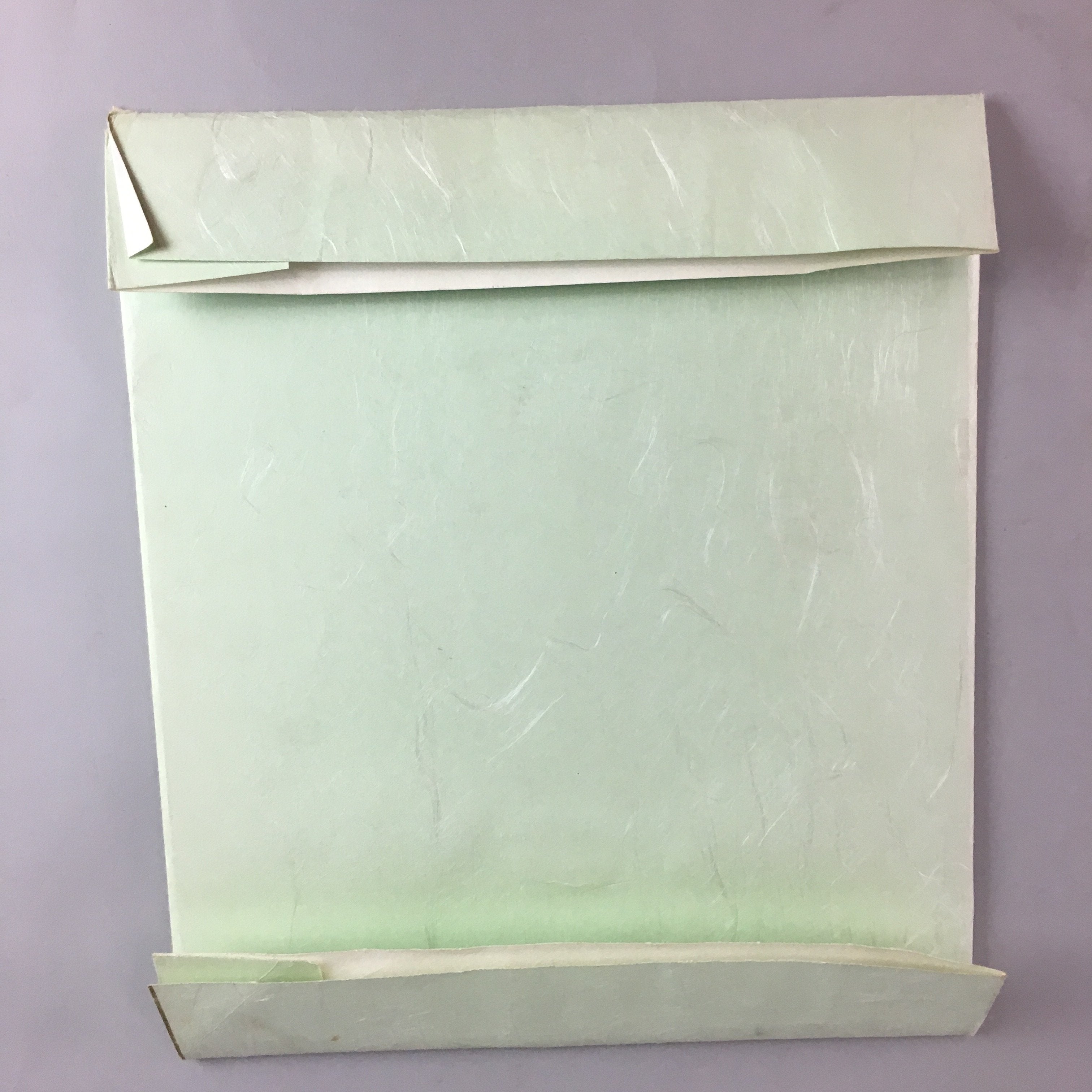Japanese Art Board Vtg Shikishi Paper Calligraphy Kanji Handwritten A201