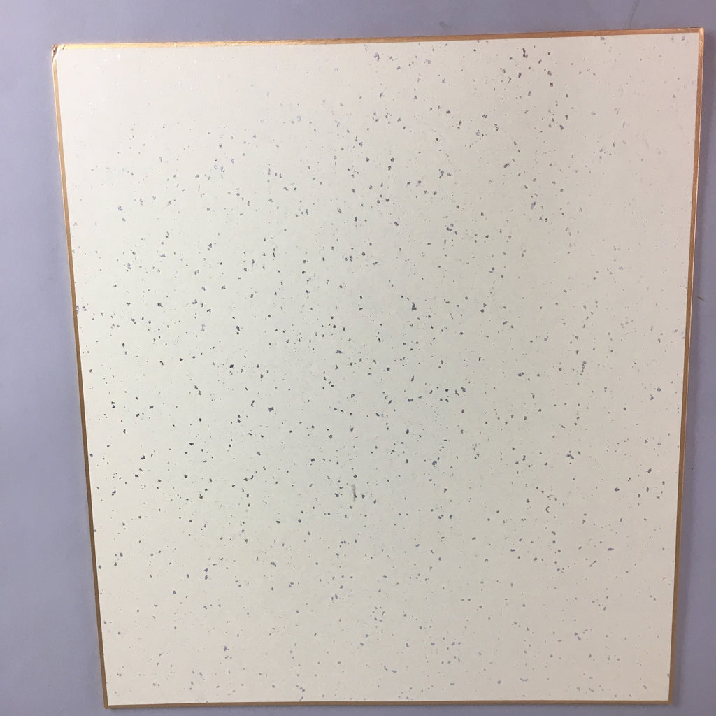 Japanese Art Board Vtg Shikishi Paper Calligraphy Kanji Handwritten A202