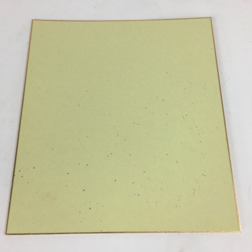 Japanese Art Board Vtg Shikishi Paper Hand Drawn Picture 7 Lucky Gods A377