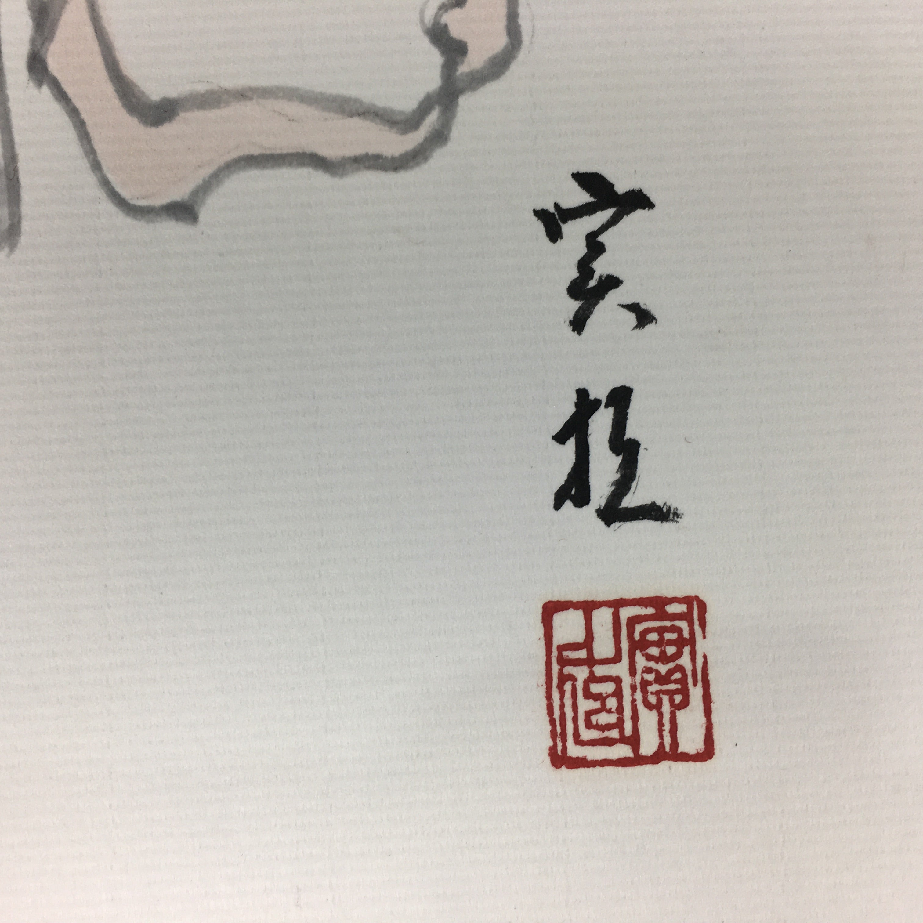Japanese Art Board Vtg Shikishi Paper Hand Drawn Picture 7 Lucky Gods A378