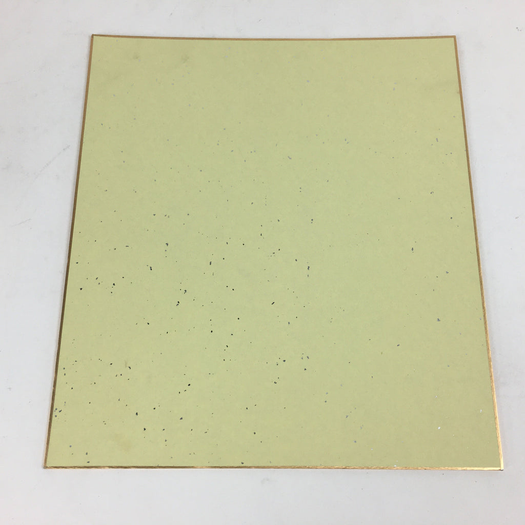 Japanese Art Board Vtg Shikishi Paper Hand Drawn Picture 7 Lucky Gods A387
