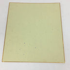 Japanese Art Board Vtg Shikishi Paper Hand Drawn Picture Black Cow Boy A391
