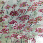 Japanese Art Board Vtg Shikishi Paper Hand Drawn Picture Cosmos Flowers A399