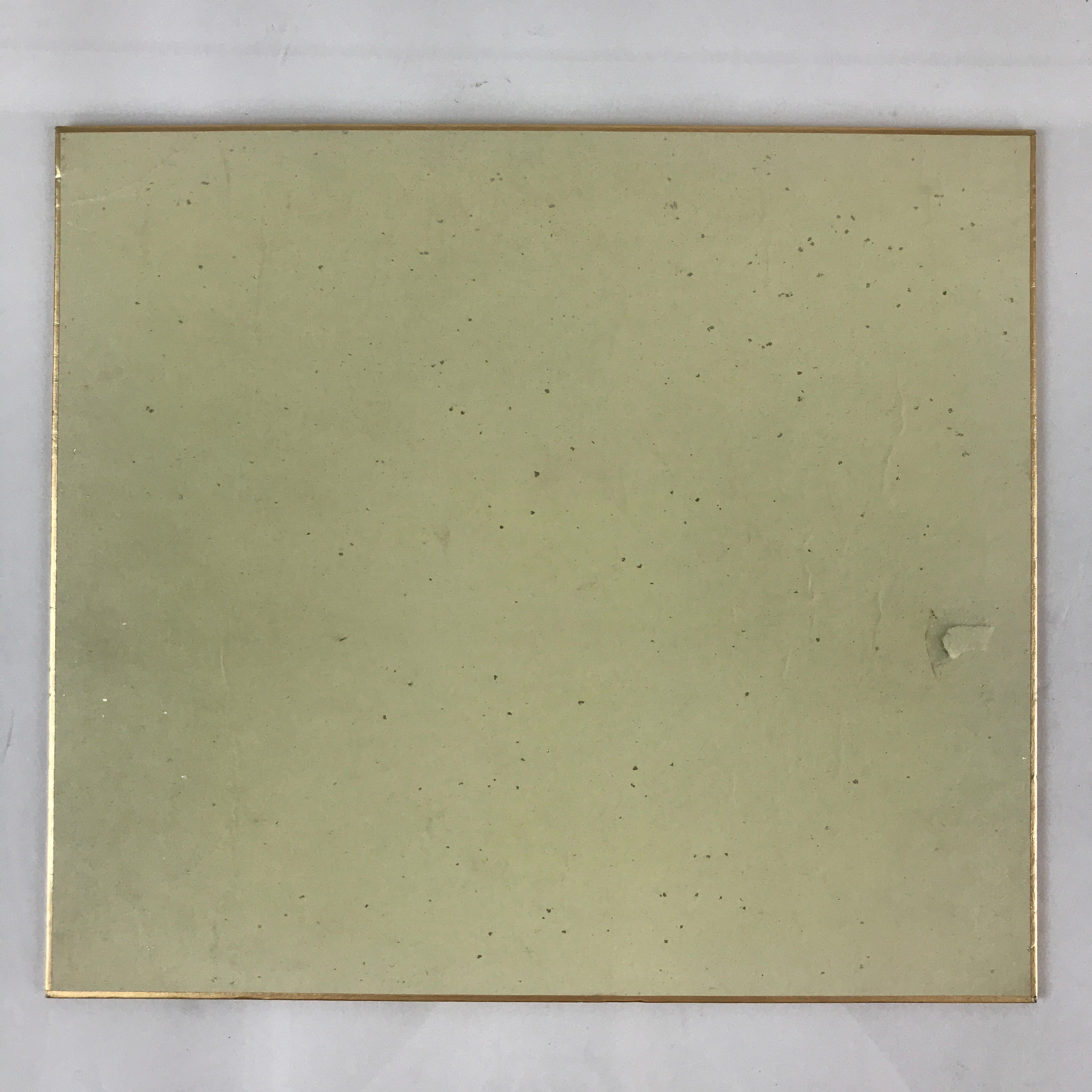 Japanese Art Board Vtg Shikishi Paper Hand Drawn Picture Ducks A446
