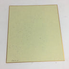 Japanese Art Board Vtg Shikishi Paper Hand Drawn Picture Hina Doll A363