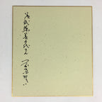Japanese Art Board Vtg Shikishi Paper Hand Drawn Picture Horse Toy A427
