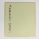 Japanese Art Board Vtg Shikishi Paper Hand Drawn Picture Horse Toy A427