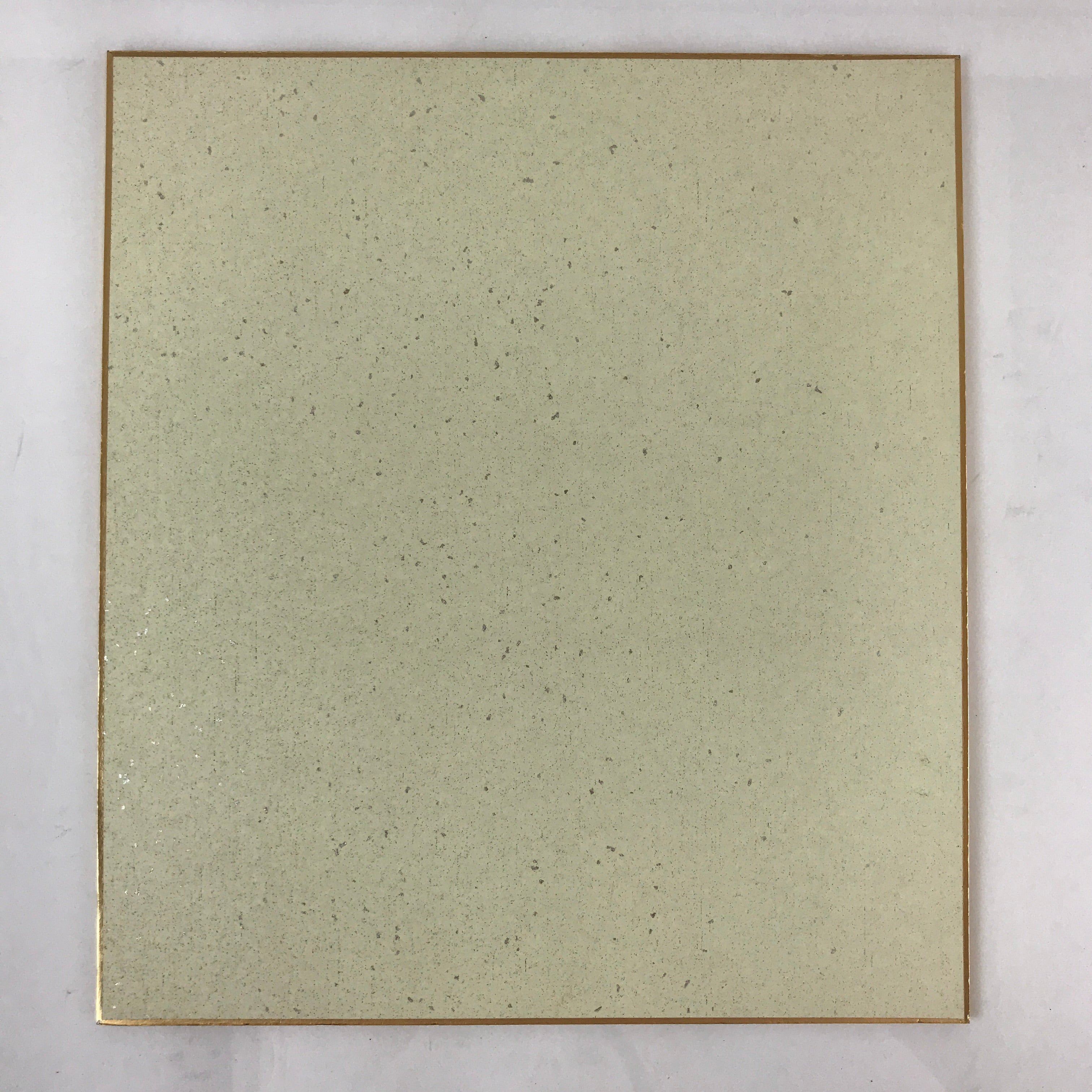 Japanese Art Board Vtg Shikishi Paper Hand Drawn Picture Lotus Flower A450