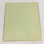 Japanese Art Board Vtg Shikishi Paper Hand Drawn Picture Lying Black Cow A375