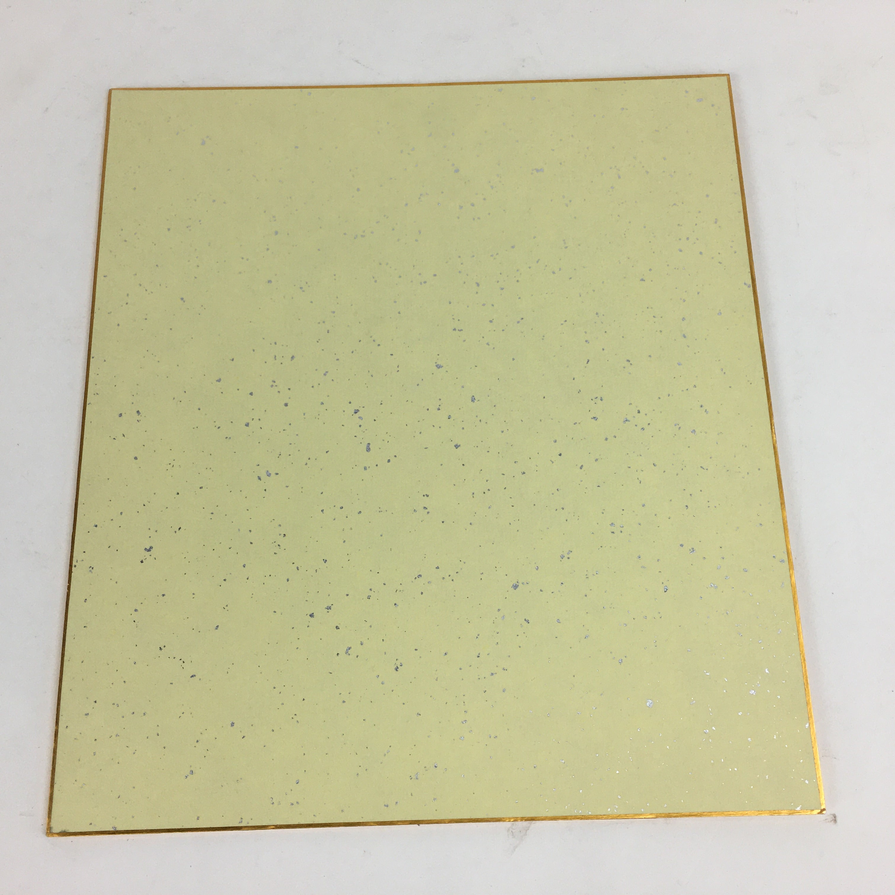 Japanese Art Board Vtg Shikishi Paper Hand Drawn Picture Plum Blossom A372