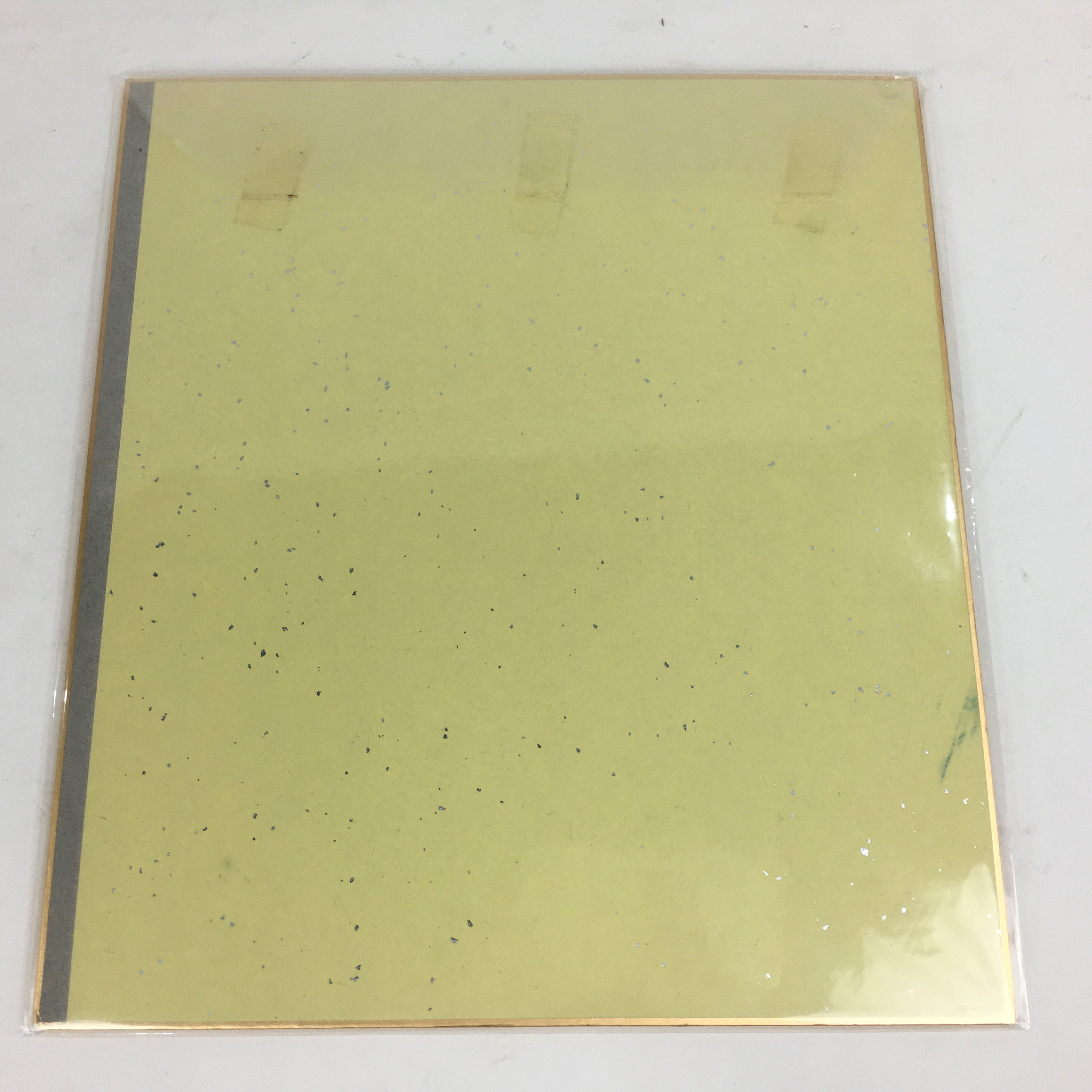 Japanese Art Board Vtg Shikishi Paper Hand Drawn Picture Plum Blossom A392