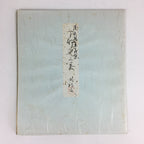 Japanese Art Board Vtg Shikishi Paper Hand Drawn Picture Rabbit Toy A431