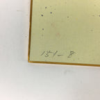 Japanese Art Board Vtg Shikishi Paper Hand Drawn Picture Snow Scenery A355
