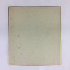 Japanese Art Board Vtg Shikishi Paper Hand Drawn Picture Warbler A406