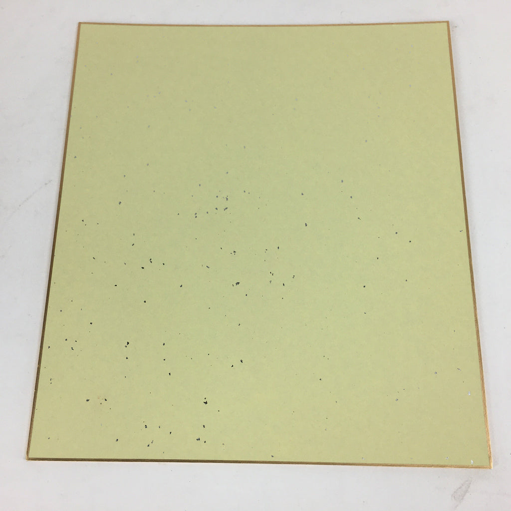 Japanese Art Board Vtg Shikishi Paper Hand Drawn Picture Zodiac Rooster A384