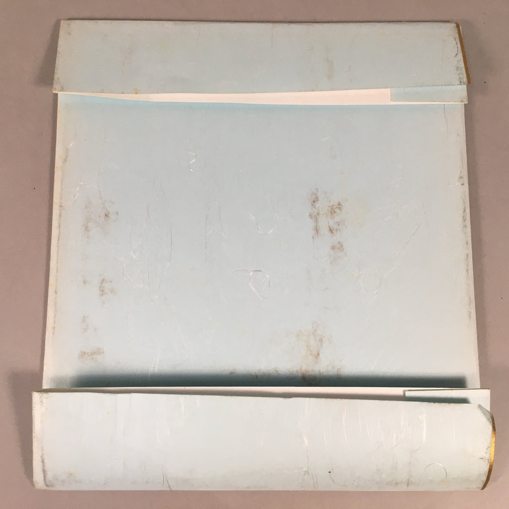 Japanese Art Board Vtg Shikishi Paper Hand-painted Calligraphy Buddhist A301