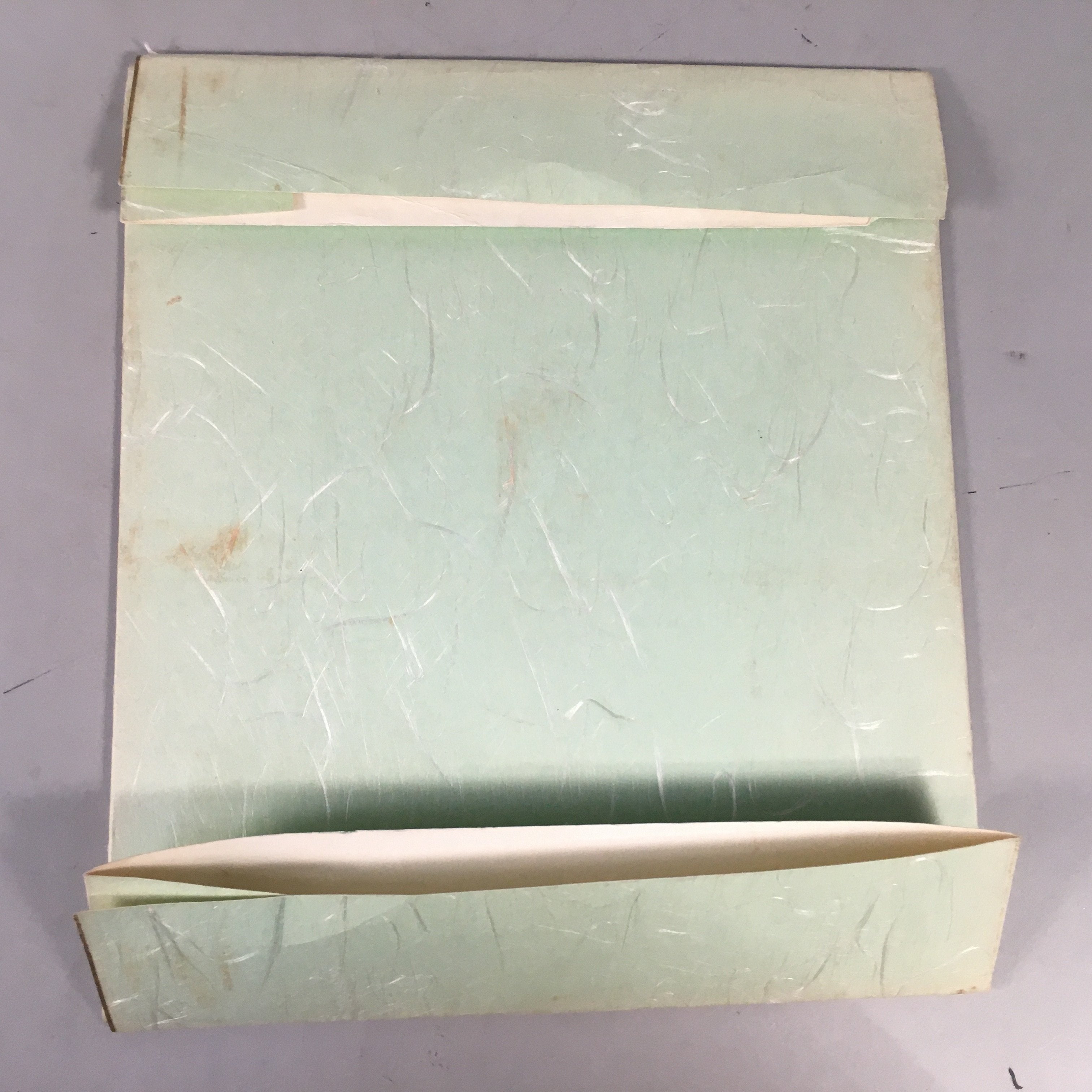 Japanese Art Board Vtg Shikishi Paper Hand-painted Calligraphy Kanji A296