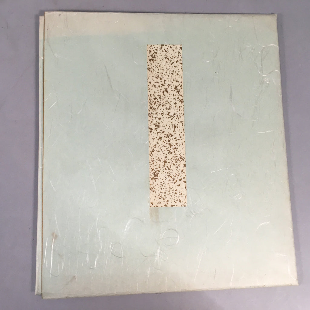 Japanese Art Board Vtg Shikishi Paper Hand-painted Calligraphy Kanji A298