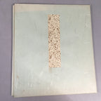 Japanese Art Board Vtg Shikishi Paper Hand-painted Calligraphy Kanji A298