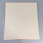 Japanese Art Board Vtg Shikishi Paper Hand-painted Clay Bell Dorei Kanji A297