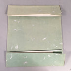 Japanese Art Board Vtg Shikishi Paper Hand-painted Clay Bell Dorei Kanji A297
