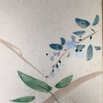 Japanese Art Board Vtg Shikishi Paper Hand-painted Grass Hopper A306