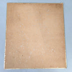 Japanese Art Board Vtg Shikishi Paper Hand-painted Kanji Calligraphy Handprint A