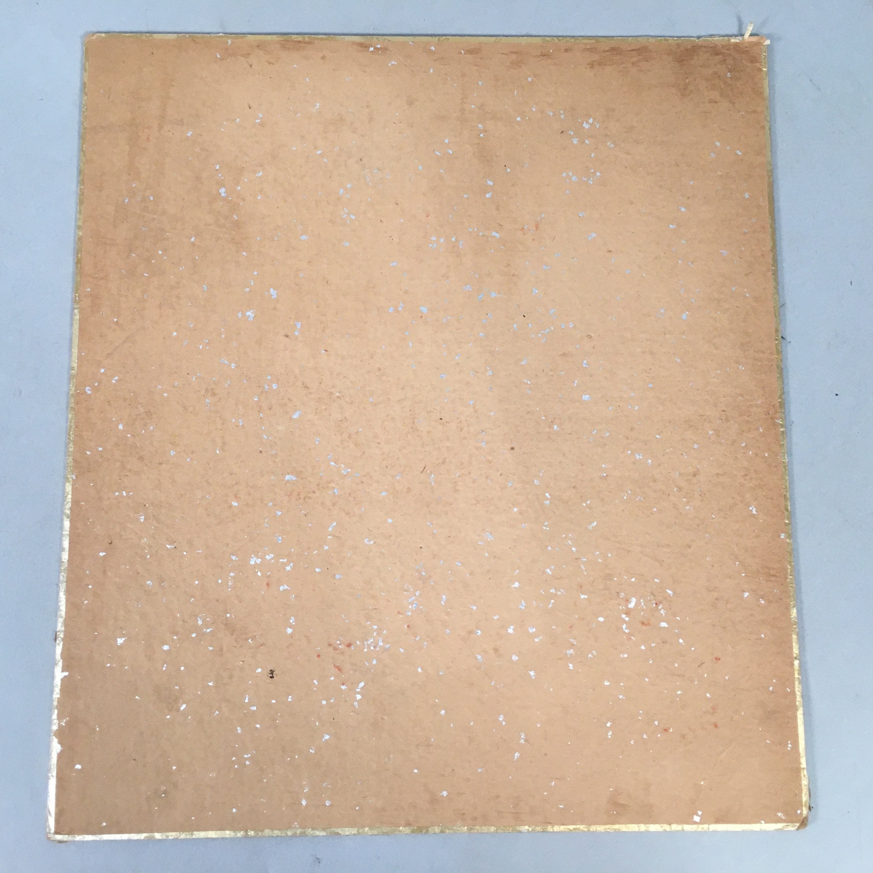 Japanese Art Board Vtg Shikishi Paper Hand-painted Kanji Calligraphy Handprint A