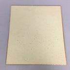 Japanese Art Board Vtg Shikishi Paper Hand-painted Lily Flower Butterfly A326
