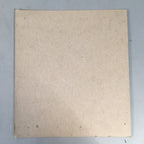 Japanese Art Board Vtg Shikishi Paper Hand-painted Lily Flower Red A313