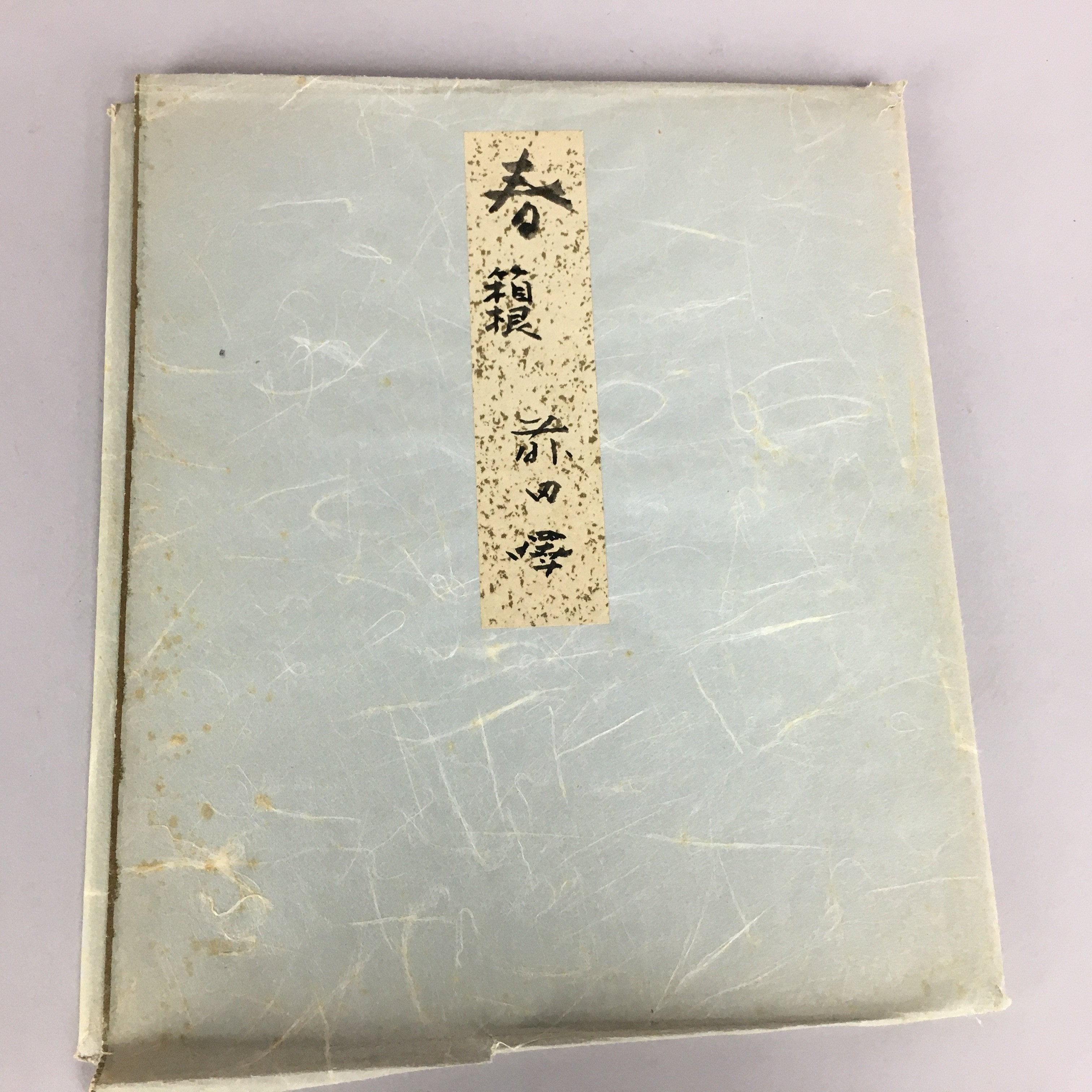 Japanese Art Board Vtg Shikishi Paper Hand-painted Mountain Scenery A328