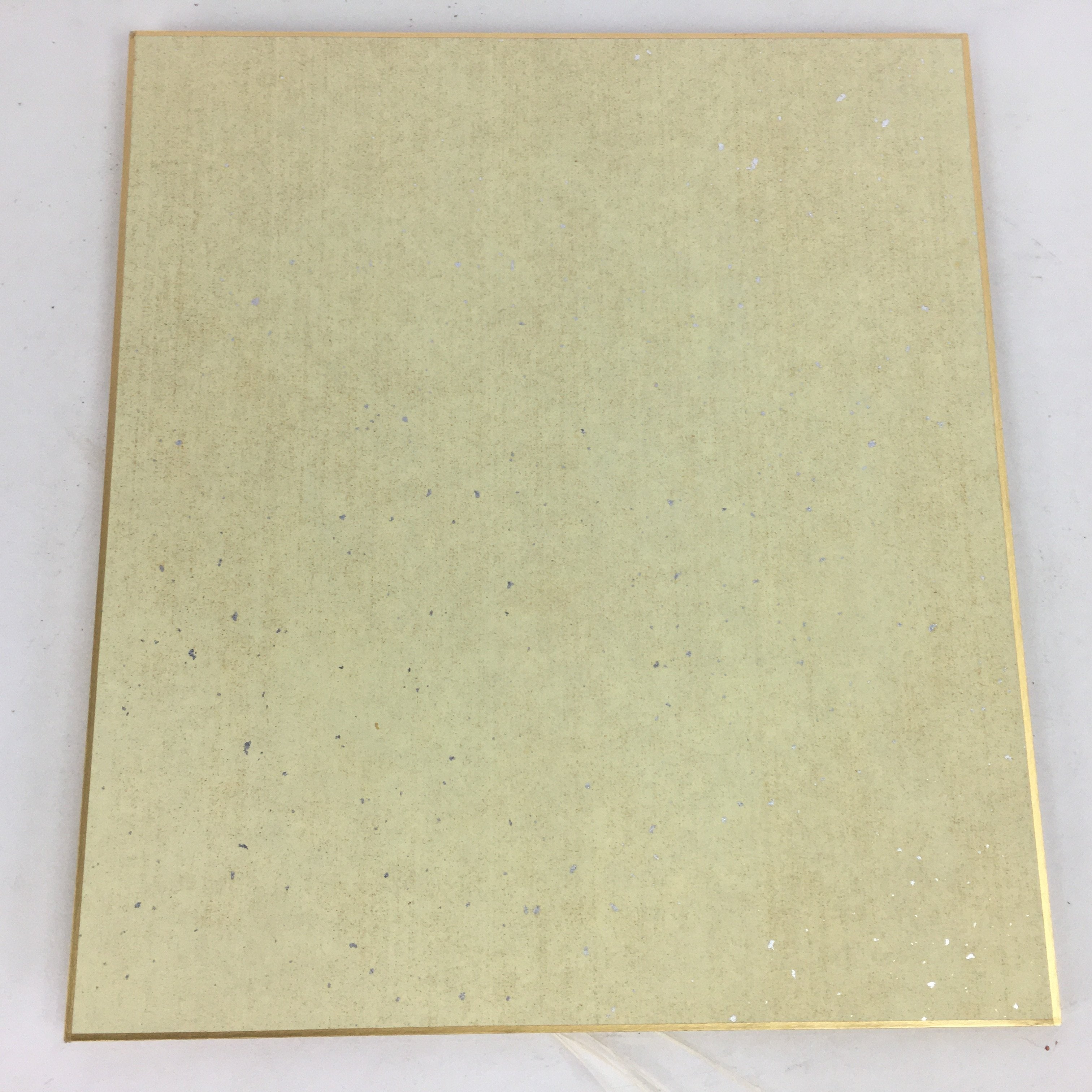 Japanese Art Board Vtg Shikishi Paper Handmade Embossing Oshie Rooster A331
