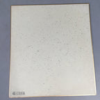 Japanese Art Board Vtg Shikishi Paper Print White Mouse Lucky Hammer A299