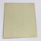 Japanese Art Board Vtg Shikishi Paper Printed Black Horse Sunset Beach A338