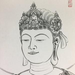 japanese buddha drawings