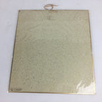 Japanese Art Board Vtg Shikishi Paper Printed Picture Hina Doll Gold Paper A393
