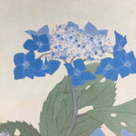 Japanese Art Board Vtg Shikishi Paper Printed Picture Mountain Hydrangea A343