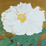 Japanese Art Board Vtg Shikishi Paper Printed Picture Moutan Peony A411