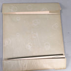 Japanese Art Paper Vtg Shikishi Red Bamboo Lucky Motif Charm Washi A303