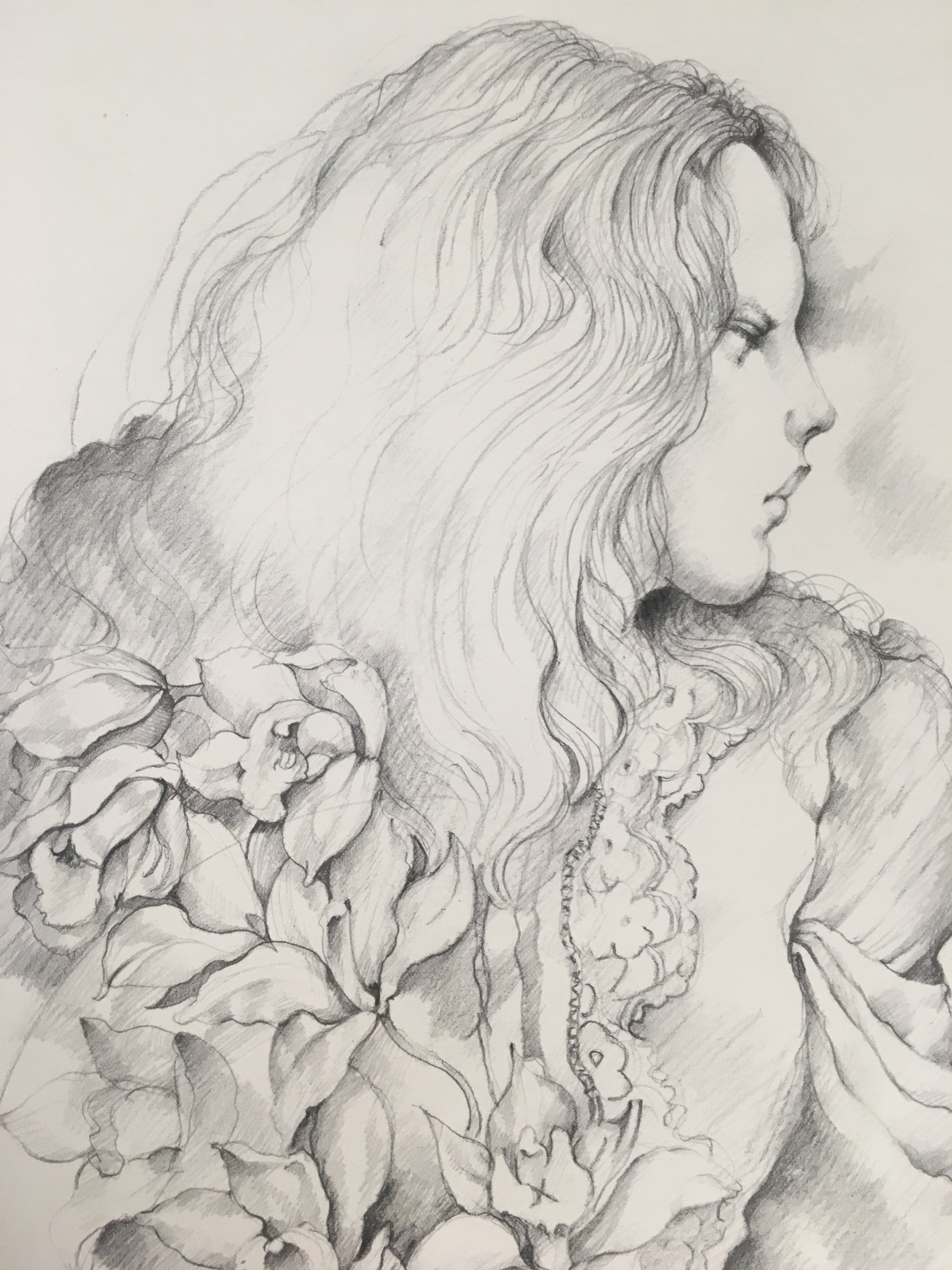 Gery Draw - mirror Woman sketch