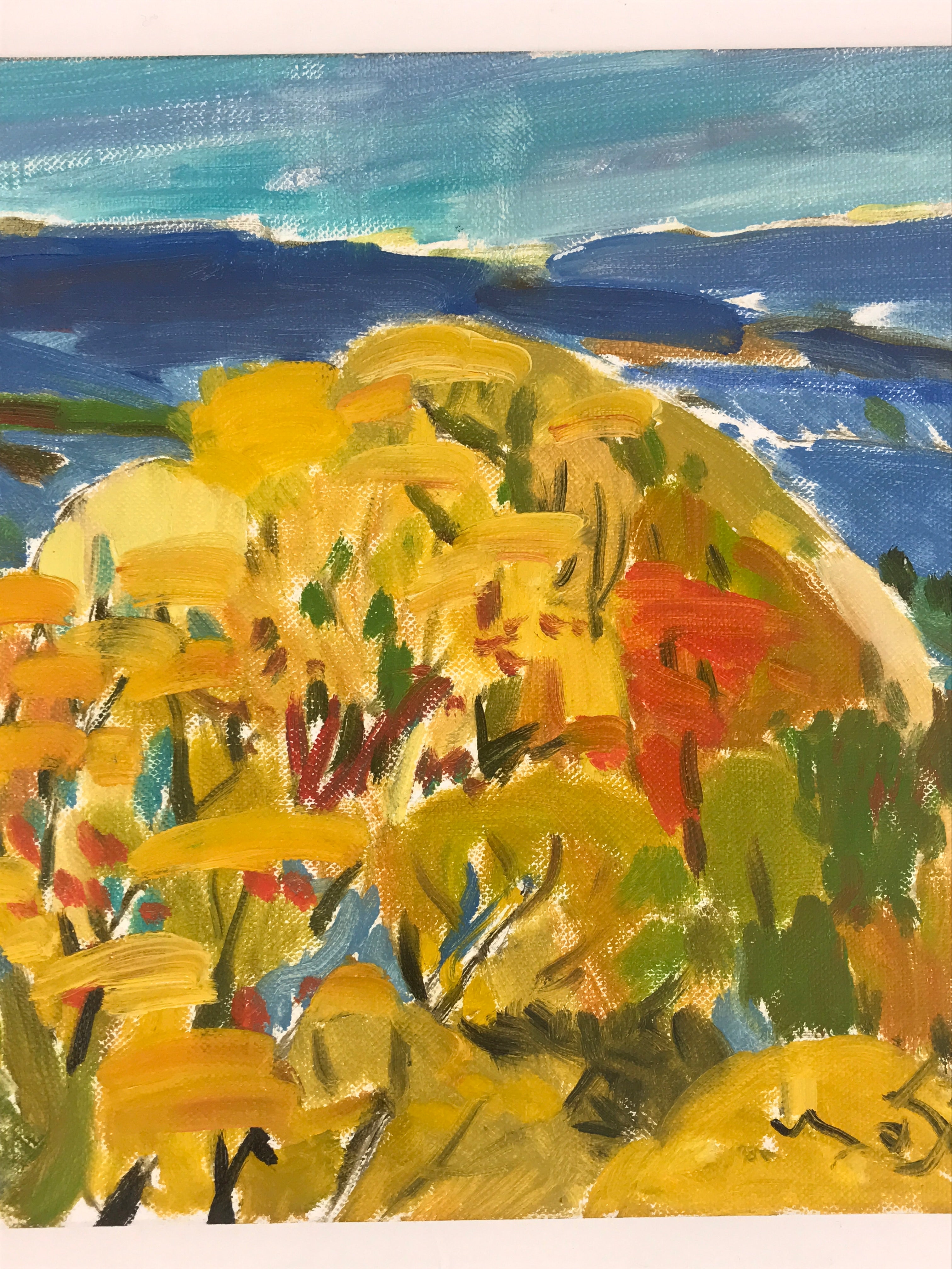 Japanese Autumn Leaves Oil Painting Original Signed Yoshihiro Hagino FL168