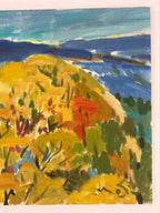 Japanese Autumn Leaves Oil Painting Original Signed Yoshihiro Hagino FL168