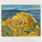 Japanese Autumn Leaves Oil Painting Original Signed Yoshihiro Hagino FL168