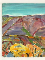 Japanese Autumn Mountains Oil Painting Landscape Original Yoshihiro Hagino FL160